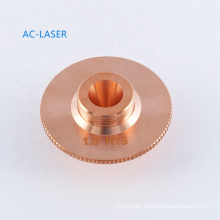 Laser cutting parts chrome-coated Laser nozzle for Raytools laser cutting head D32 H15 M14 double layer